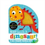 NEVER TOUCH A DINOSAUR JIGSAW PUZZLE SET