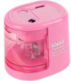Temperówka na baterie dwuotworowa różowa EAGLE EG-5161USB