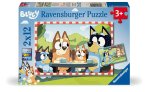 Ravensburger Kinderpuzzle - 12004111 Bluey - Puzzle für Kinder ab 3 Jahren, mit 2x12 Teilen