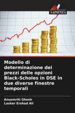 Modello di determinazione dei prezzi delle opzioni Black-Scholes in DSE in due diverse finestre temporali
