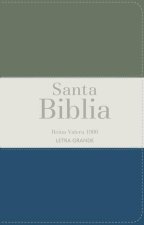 Biblia Rvr 1960 Letra Grande Tama?o Manual Tricolor Verde Oscuro Crema Turquesa Oscuro Con Cierre E Índice (Bible Rvr 1960 Large Print Handsize Leathe