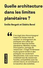 QUELLE ARCHITECTURE DANS LIMITES PLANETA