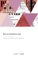 Revue du christianisme social