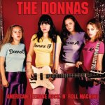 DONNAS  AMERICAN TEENAGE ROCK N ROLL MACHINE /ORANGE W/ BLACK SWIRL -COLOURED-