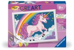 Ravensburger CreArt - Malen nach Zahlen 23996 - Pinkes Einhorn - ab 9 Jahren