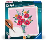 Ravensburger CreArt - Malen nach Zahlen 25519 - Mohnblumenstrauß - ab 12 Jahren