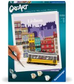 Ravensburger CreArt - Malen nach Zahlen 25522 - Farbenfrohes Lissabon - ab 12 Jahren