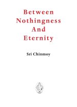 Between Nothingness and Eternity