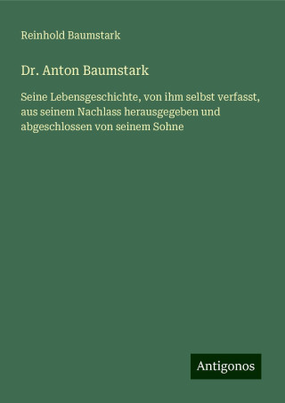 Dr. Anton Baumstark