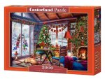 Puzzle 2000 elementów. Świąteczna Chata