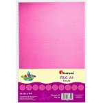 Filc  różowy. A4 2mm 200g. 10 sztuk
