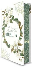 Biblia Rvr 1960 Letra Grande Tama?o Manual, Tapa Dura Con Flores Blancas / Spani Sh Bible Rvr 1960 Handy Size Large Print Hardcover White with White F