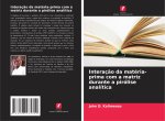Interação da matéria-prima com a matriz durante a pirólise analítica