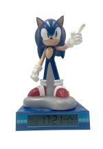 Lampka 3D z budzikiem Sonic SNC3023M