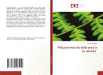 Mécanismes de tolérance ? la salinité