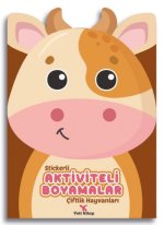Stickerli Aktiviteli Boyamalar Ciftlik Hayvanlari