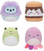 Squishmallows Micromallows 4-Pack Žába, Chobotnice, Lev, S'more 6 cm
