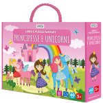 Principesse e unicorni. Libro e puzzle fantasy