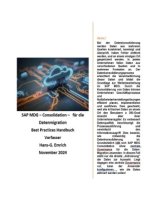 SAP Master Data Governance - Consolidation  für die Datenmigration - Best Practices Handbuch mit Anwendungsbeispielen