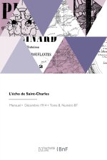 L'écho de Saint-Charles