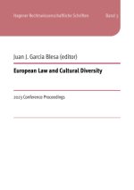 European Law and Cultural Diversity