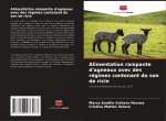 Alimentation rampante d'agneaux avec des régimes contenant du son de ricin