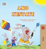 I Love Summer (Italian Children's Book)