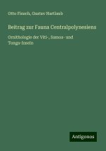 Beitrag zur Fauna Centralpolynesiens