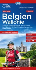ADFC-Radtourenkarte BEL 2 Belgien Wallonie 1:150.000, reiß- und wetterfest, E-Bike geeignet, GPS-Tracks Download