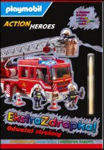 Odważni strażacy. Playmobil Action Heroes. Ekstrazdrapka
