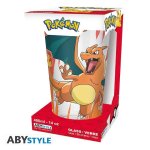 POKEMON - Large Glass Premium - 400ml - Charizard - x2