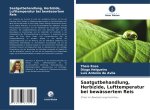 Saatgutbehandlung, Herbizide, Lufttemperatur bei bewässertem Reis