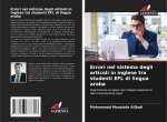 Errori nel sistema degli articoli in inglese tra studenti EFL di lingua araba