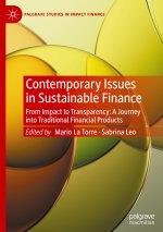 Contemporary Issues in Sustainable Finance