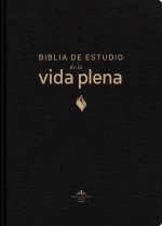 Rvr60, Biblia de Estudio de la Vida Plena, Edición Clásica, Piel Fabricada, Negro, Con Índice, Palabras de Jesús En Rojo, Comfort Print
