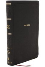 NKJV Giant Print End-Of-Verse Reference Bible, Black Leathersoft, Red Letter, Comfort Print
