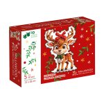 Drewniane Puzzle. Karmelowy reniferek
