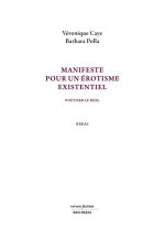 Manifeste pour un érotisme existentiel. Poétiser le réel