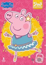 Peppa Pig - Simli Cikartmali Boyama Kitabi