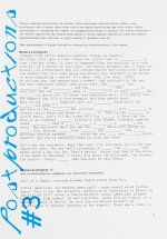 In Medias Res #3: Postproductions