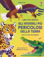 animali più pericolosi della terra. Con adesivi