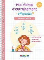 Mes fiches d'entraînement effaçables - Additions posées