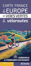 CARTE DES VELOROUTES DE FRANCE ET D'EUROPE