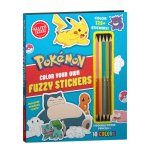 Pokémon Color Your Own Fuzzy Stickers