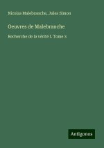 Oeuvres de Malebranche