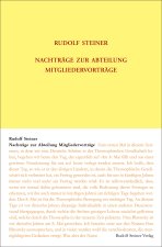 Nachträge zur Abteilung Mitgliedervorträge