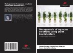 Mutagenesis of aqueous solutions using plant bioindicators