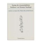 Katalog des wissenschaftlichen Nachlasses von Hermann Staudinger