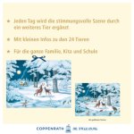Wand-Adventskalender - Wintertiere bei Nacht
