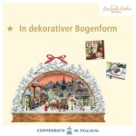 Wand-Adventskalender - Nostalgischer Lichterbogen